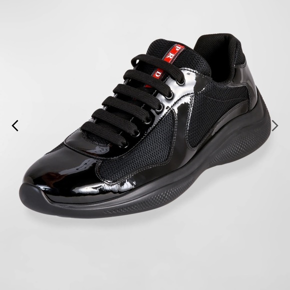 MENS PRADA SHOES SIZE 9 IN GOOD CONDITION - Picture 1 of 8